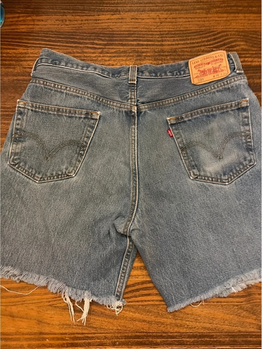 Levi's 550 Relaxed Fit Denim Shorts W36 L30